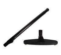 Cen-Tec Systems 98295-AZ Telescopic Wand and 12" Natural Fill Floor Brush for Vacuums, Black
