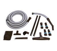 Cen-Tec Systems 98999-AZ Quick Click Multi-Brand Power Tool Dust Collection Adapter Set and Full Cleanup Accessories with 20 Ft. Hose for Home and Shop Wet/Dry Vacuums, Black, 20'