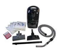 Cen-Tec Systems Fakir S-200 HEPA Canister Vacuum and Attachment Kit | 5 pack of bags included