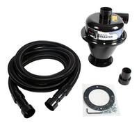 Cen-Tec Systems Quick Click Dust Separator 2.5m Hose Kit | For workshop vacuum systems. Improves dust collection efficiency.