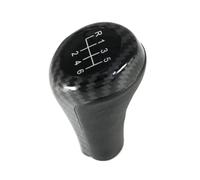 CENAP Car Gear Stick Knob for BMW E46 for E53 /60/61 /63/65 /81/82 /83/84 /87/90/91/92 X1 X3 X5 1356Series Chromed Matte Carbon Fiber Gear Shift Knob Gear Shift Cover(6 Speed Carbon Fiber)