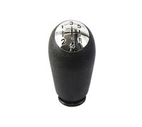 CENAP Car Gear Stick Knob for Clio 3 2005-2009 5 Speed Gear Shift Lever Knob Car Interior Accessories Gear Shift Cover(Chrome 5 Speed)