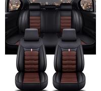 CENAP Car Seat Protector For NISSAN For Qashqai For Juke For Leaf For Armada For Altima For Cube For Dualis For Tiida For Bluebird Car Seat Cover Car Seat Covers(E Black Coffee 5 Seat)