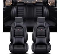 CENAP Car Seat Protector For NISSAN For Qashqai For Juke For Leaf For Armada For Altima For Cube For Dualis For Tiida For Bluebird Car Seat Cover Car Seat Covers(I Black 5 Seat)