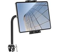 Cenawin Gooseneck Tablet Holder for Exercise Bike, Long Arm Flexible Treadmill Tablet Mount Indoor Gym Spin Bike Handlebar Tablet Stand Holder for iPad Pro Air Mini 4.7"-12.9" Tablets CellPhones