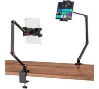 Cenawin iPad Desk Stand - 360° Swivel Adjustable Long Arm Tablet Holder for iPad Pro, Air, Mini, 4.7" - 12.9" Tablet & Smartphone