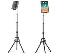 Cenawin iPad Tripod Stand, 63" Height Adjustable Floor Stand with 360° Rotating Mount for iPad Pro, Air, Mini & Tablets 4.7-13.5"