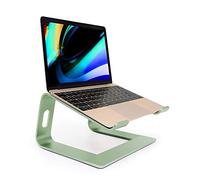 Cenawin Laptop Stand, Ergonomic Aluminum Laptop Mount, Detachable Laptop Riser, Notebook Holder Stand, Compatible with MacBook Pro/Air HP Lenovo Samsung Dell, All 10-17.3" Laptops (Apple Green)