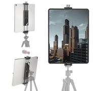 Cenawin Tablet Tripod Adapter, Aluminum Tablet Tripod Holder Mount with Cold Shoe, 2 Arca-Swiss Mount, 3 1/4" Thread for iPad Pro, iPad Air, iPad 4.7"-13.5" Tablets Cell Phones