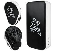 CENBEN 2-in-1 Punching Mitts and Kick Pad Set, Sports Kickboxing Training Set, Boxing Mitts Focus Pads and Taekwondo Kick Shield for Boxing, Kickboxing, Karate, Muay Thai, MMA Training
