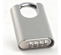 CENBEN Heavy Duty Combination Padlock Outdoor with 4 Digit Code, Weatherproof & Waterproof Security Combination Lock Digital Padlock for Gate, Shed, Fence, School, Gym, Garage