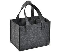 CENBEN Wine Bottle Carrier Felt Wine Bottle Bag for 6 bottles - Wine Bottle Holder Bag With Carry Handle for Storing Carrying Wine Beer Champagne