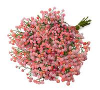 CENCERY 10 Stems Light Pink Artificial Baby's Breath, Fake Gypsophila Flowers for Decorative Displays, Bridal Bouquet Filler, DIY Craft and Event Decor