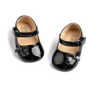 CENCIRILY Baby Girl Mary Jane Shoes Anti-Slip First Walking Bowknot Soft Sole Princess Wedding Dress Flats for 0-18 Month