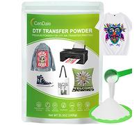 CenDale DTF Powder, 1000g White, Digital Transfer Hot Melt Adhesive, DTF PreTreat Transfer Powder, Compatible with All DTF & DTG Printers, All Ages, Not Foldable