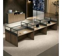 Cendbirut Modular Office Cubicles Desk, Staff Desk Workstation with Mute Privacy and Cable Management, Office Cubicle Workstation for Home/Offices, Customer Service Center, Startup