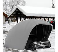 cendbirut Stainless Steel Retractable Carport, Foldable Retractable Car Awning, Semi-Automatic Durable Shelter, Mobile Folding Garage,5.5 * 2.5 * 2.3M/18 * 8.2 * 7.6ft