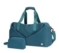 Ceneda 20" Gym Bag for Women with Wet Pocket & Shoe Compartment, Lightweight Duffel Waterproof Carry On Duffle for Travel, Yoga, Overnight, Teal, 20*11*9", Gym Bag