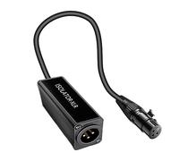 Cenei 1 Piece Audio Cable Isolator XLR Eliminates Noise Ground Loop Audio Isolator Eliminates Noise Easy Install