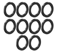 Cenei 10pcs M6 Bicycle Titanium Flat Washer Universal Bike Bolts Gasket 6mm Mountain Road Brst Spacer Black