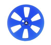 Cenei 7 Inch 6 Hole 1/4 Empty Take Up Reel to Reel Small Hub Empty Tape Reels Opening Machine Tray Metal Tape Recorder Parts D