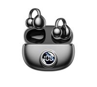 Cenei AI Translator Earphone AI Translator Headphone Real Time Translation Earbuds 144 Languages Open-Ear Clip-on Design for Travel, Business Deep Gray