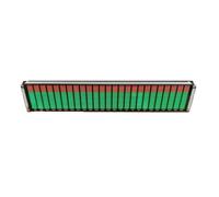 Cenei AK2518 Bluetooth Clock Music Spectrum Lamp Green+ Orange+ Red Display Color Atmosphere Light Audio Signal Melody Rhythm