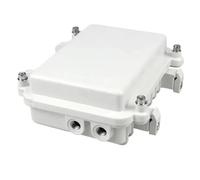 Cenei Aluminum Metal Waterproof Box for Outdoor Communication Base Station Long Range Network Booster, Wireless Bridge Case for AP Type B 5/8-24 Hole