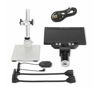 Cenei Portable 7" LCD Digital Microscope 1200X Zoom 12MP High-Resolution for Soldering & PCB Inspection Continuous Magnification A