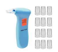 Cenei Portable Breath Alcohol Tester with 12 Mouthpieces for Drunk Driving Detection and Alcohol Level Testing Monitor