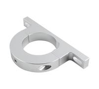 Cenei Silver 2" Hole Brushed Underdash Mount River Clamp Silver 2" Diameter Steering Column Tube Steering Column Bracket Steering Column Keyed No Drop Mount 2310000030 FR20114