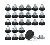 Cenei Spare Parts 1/4Inch Thread Furniture Feet Levelers,24PCS Adjustable Feet Levelers on Furniture Glide Leveling,for Table(1/4Inch-18)