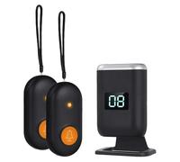 Cenei Wireless Caregiver Pager Call LED Display forSeniors No Monthly Fee forSeniors Patients Elderly