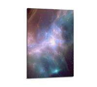 CENGLIS Constellation Poster Purple - Blue Nebula Swirl Poster Modern Wall Art Canvas Aesthetic Decoration Painting 24x36inch(60x90cm) Frame-style