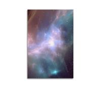 CENGLIS Constellation Poster Purple - Blue Nebula Swirl Poster Modern Wall Art Canvas Aesthetic Decoration Painting 20x30inch(50x75cm) Unframe-style