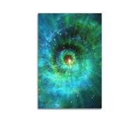 CENGLIS Telescope Poster Helix Nebula Poster Modern Wall Art Canvas Aesthetic Decoration Painting 12x18inch(30x45cm) Unframe-style