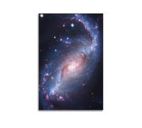 CENGLIS Universe Poster Spiral Galaxy in Virgo Poster Modern Wall Art Canvas Aesthetic Decoration Painting 12x18inch(30x45cm) Unframe-style