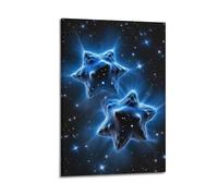 CENGLIS Universe Poster Twin Stars in Gemini Poster Modern Wall Art Canvas Aesthetic Decoration Painting 08x12inch(20x30cm) Frame-style