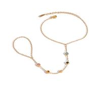 Cenifin Trendy Multicolor Cubic Zircon Adjustable Lightweight Comfortable Design For Everyday Stylish Accessories Lightweight Stainless Steel Women's
