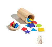 Cenifin Wooden Color Shape Sorting Toy For Toddler 1-3 Years Educational Sorting Toy Learning Game Motor Skills Development Baby Shape Matching Games