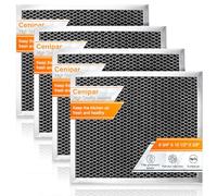 Cenipar 97007696 Charcoal Odour Filter for Range vent hood (8 3/4" X 10 1/2" X 3/8")-4 Pack