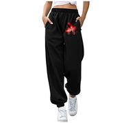 Cenlang Fleece Lined Joggers for Women Thermal Sweatpants High Waisted Drawstring Trousers inch Bottom Workout Running Pants