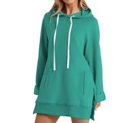 Cenlang Women Jersey Top Pretty Tops for Women Uk Ladies Black Sweatshirt Ladies Evening Tops and Blouses Lady Casual Loose Fit Hooded Petite Jumpers Xmas Jumpers