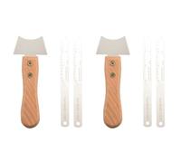CENMEN 2X Guitar Fret Wire Groove Protector Ruler Fingerboard Replace Tool Set Protect Fingerboard Replace Tool Set