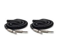 CENMEN 2X Guitar Spring Cable 6.35/6.5 Guitar Audio Cable Shield Wire 5M for Connecting the Sound of the Electric Guitar