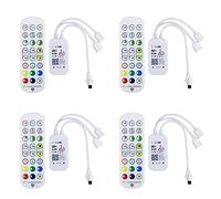 CENMEN 4x Tuya WiFi RGB Controller for LED Strip Light 3528 2835 5050 with 24-Key Remote Control