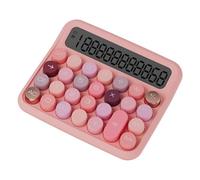CENMEN Mechanical Calculator 12 Digit with 5-Inch LCD Display, Big Buttons, Desk Calculator Cute for Office and Home Use