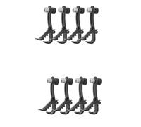 CENMEN Shockproof Drum Mic Clip 8Pcs, Adjustable Drum Mic Kit & Microphone Holder for Mic Stand, Universal Microphone Clamp