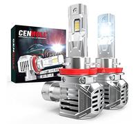 Cenmoll H11 LED Headlight Bulb, 120W 24000LM 6000K Cool White 600% Brightness H8 H9 H11 Headlight Bulb Canbus Error Free All-in-One Wireless Design Xenon Halogen Replacement Conversion Kit, Pack of 2