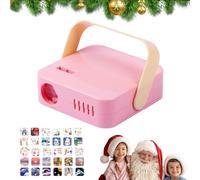 CENMOO Christmas Decoration Projector, Outdoor Lights with Merry Christmas Word - with Handle Atmosphere Projector for Girls Photo Props Home Accessories